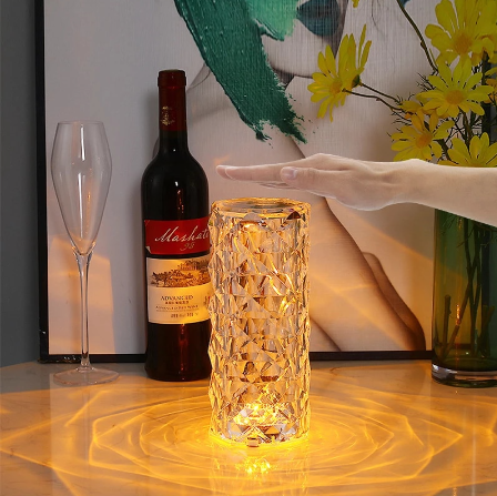 CRYSTAL TABLE LAMP Pawstressisgone