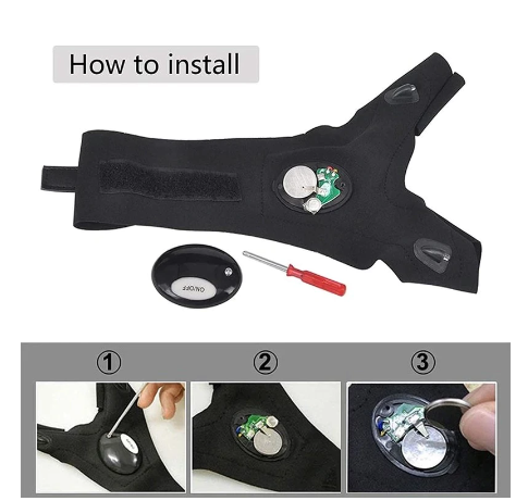 WATERPROOF LED GLOVES Pawstressisgone