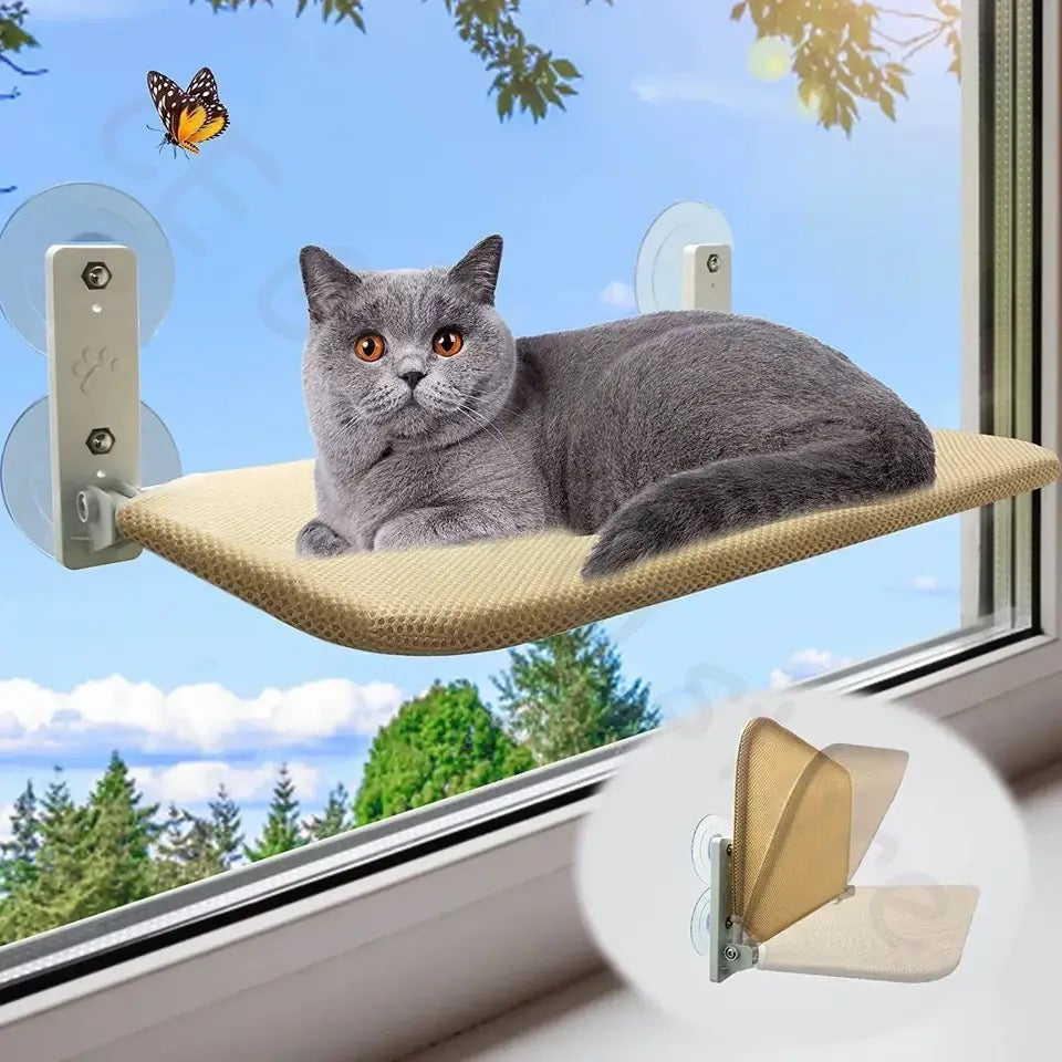FOLDABLE CAT HAMMOCK Pawstressisgone