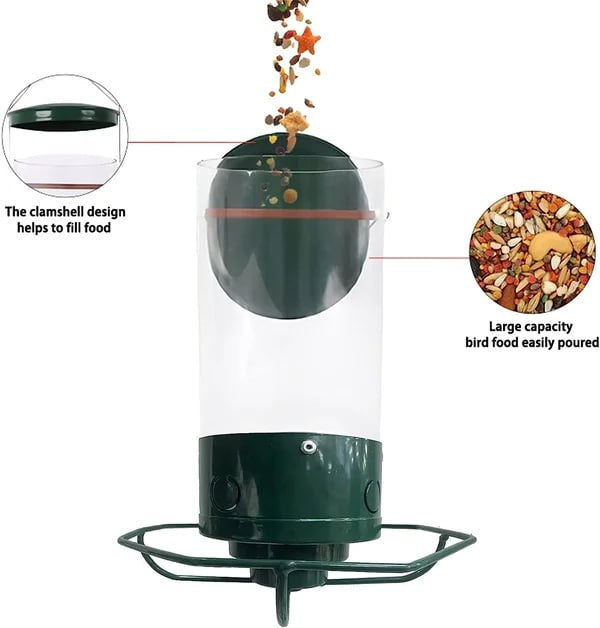 Squirrel-Proof Bird Feeder Pawstressisgone