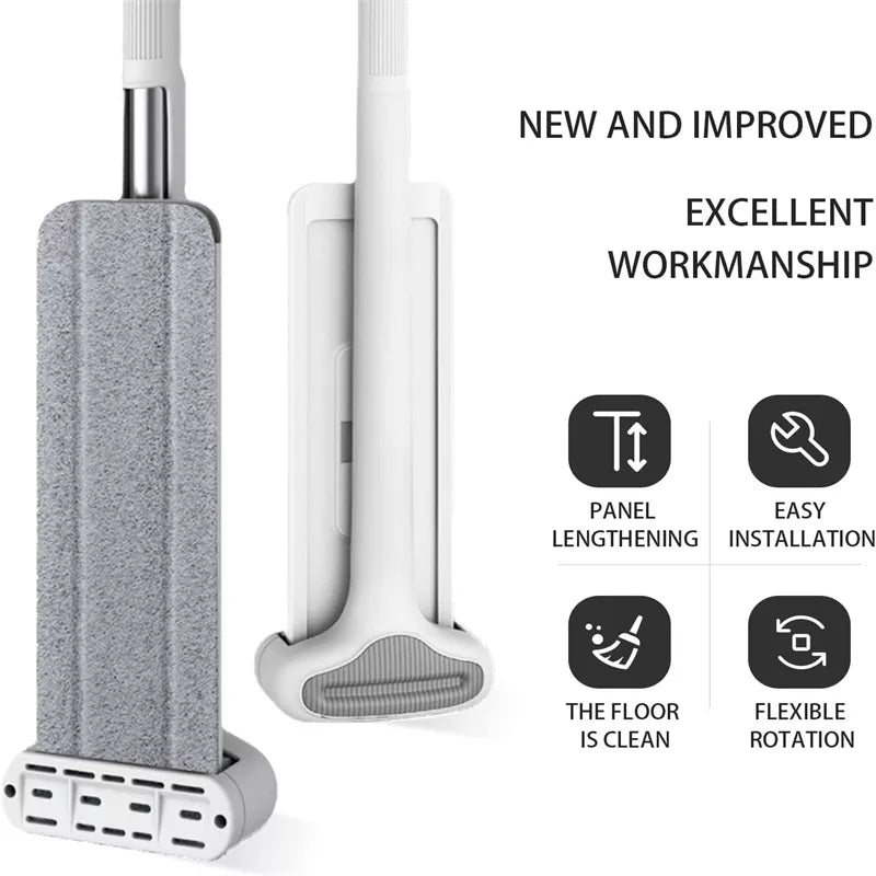 Hands-free flat mop Pawstressisgone