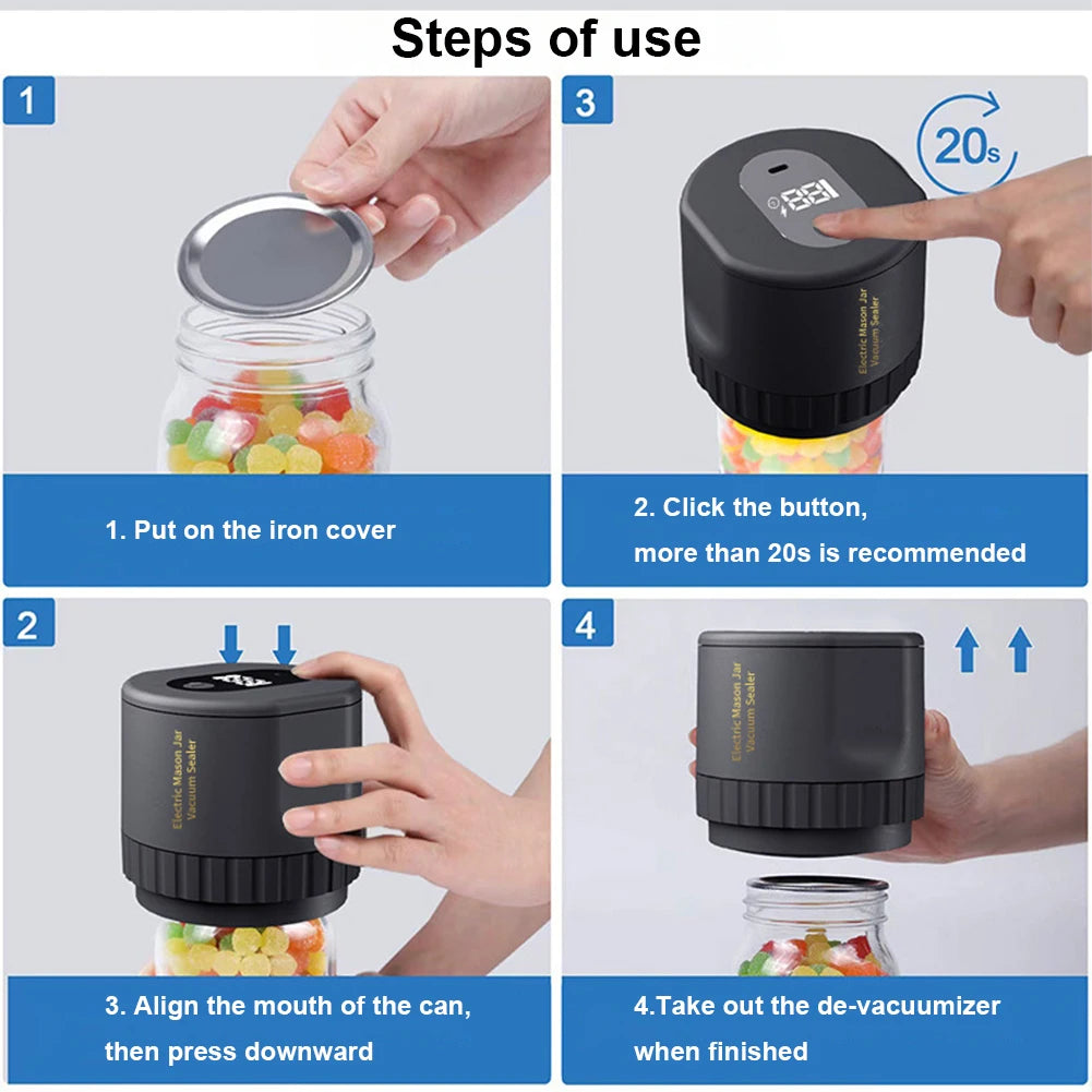 Jar Vacuum Sealer Pawstressisgone