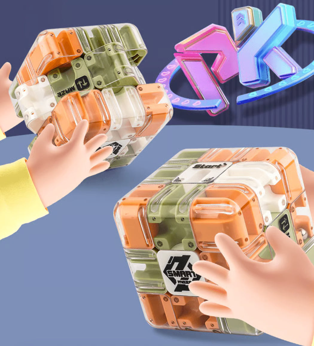 Labyrinth 3D Puzzle Maze Cube Pawstressisgone