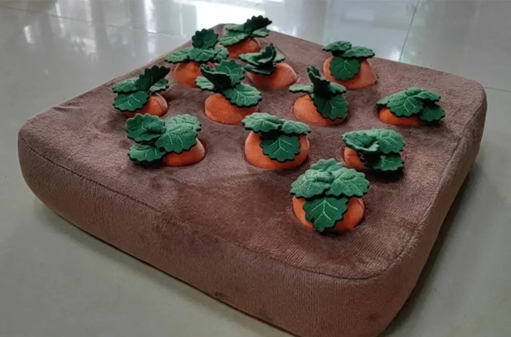 Plush carrot toy Pawstressisgone